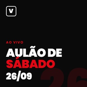Aulão de Sábado 26/09